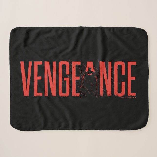 The Batman Vengeance Silhouette Sherpa Blanket (Front (Horizontal))