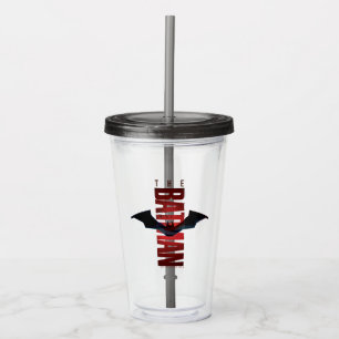 The Batman Vertical Logo Acrylic Tumbler
