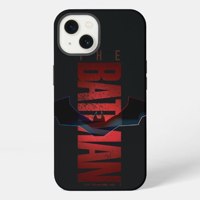 The Batman Vertical Logo iPhone Case (Back)