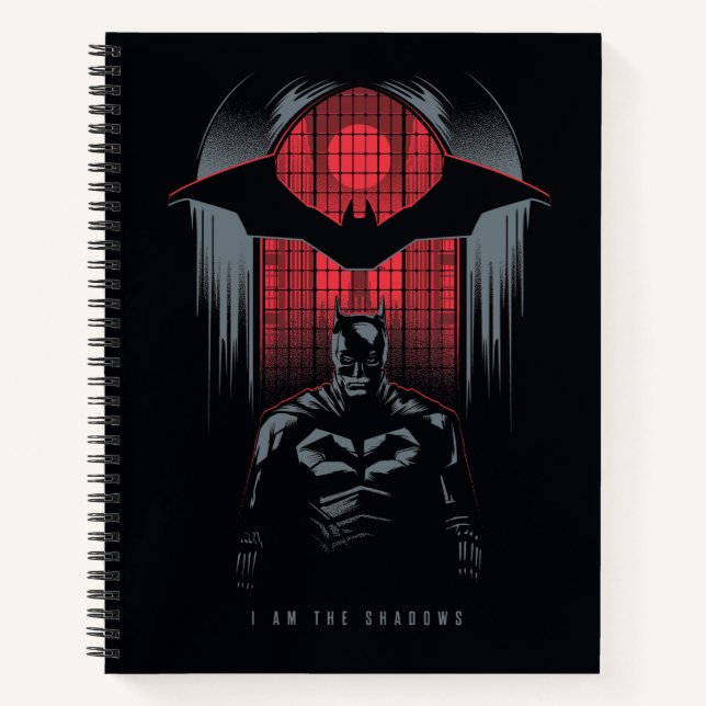 The Batman Window Pane Outline Notebook (Front)