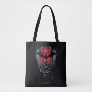 The Batman Window Pane Outline Tote Bag