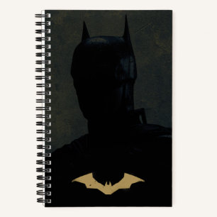 The Batman With Golden Bat Symbol Notebook