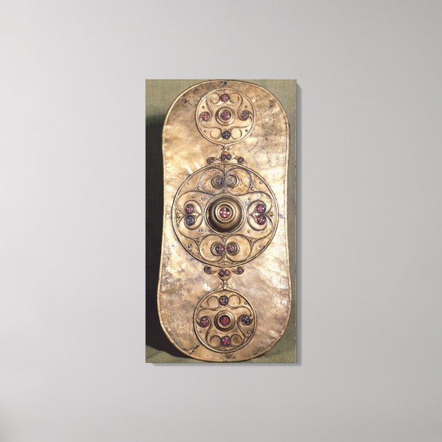 The Battersea Shield, c.350-50 BC Canvas Print (Front)