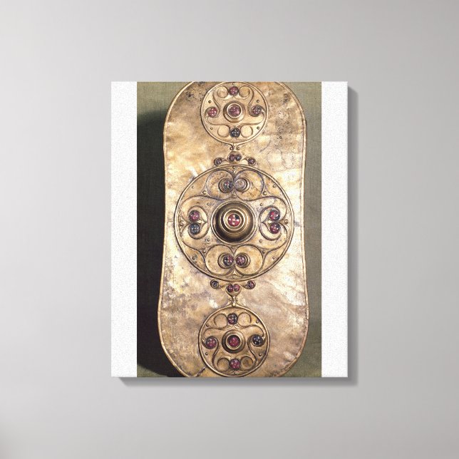 The Battersea Shield, c.350-50 BC Canvas Print (Front)