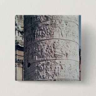 The Battle against the Dacians, detail 2 Inch Square Button