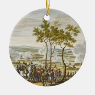 The Battle of Abensberg, 20 April 1809, engraved b Ceramic Ornament