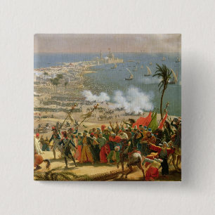 The Battle of Aboukir, 25th July 1799 2 Inch Square Button