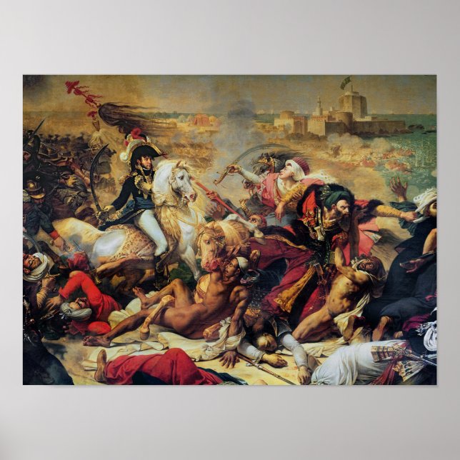 The Battle of Aboukir, 25th July 1799 Poster (Front)