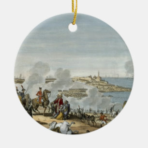 The Battle of Aboukir, 7 Thermidor, Year 7 (25 Jul Ceramic Ornament