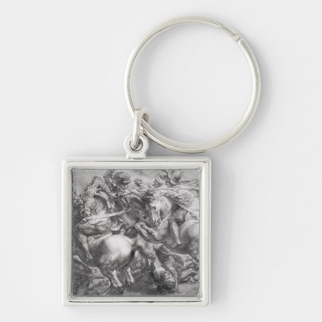 The Battle of Anghiari after Leonardo da Vinci Keychain (Front)