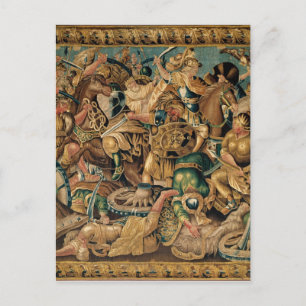 The Battle of Arbelles in 333 BC, Aubusson Postcard