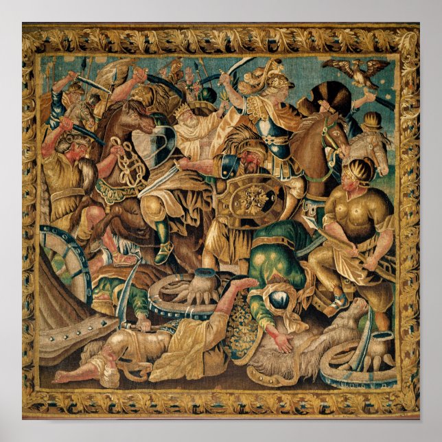 The Battle of Arbelles in 333 BC, Aubusson Poster (Front)