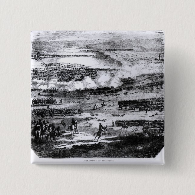 The Battle of Austerlitz, 2 December 1805 Inch Square Button (Front)