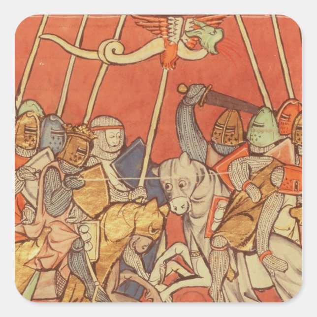The Battle of Bedigran Square Sticker (Front)