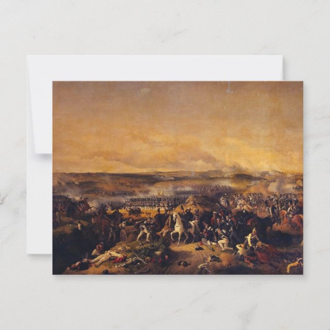 The Battle Of Borodino By Hess Peter Von Invitation (Front)