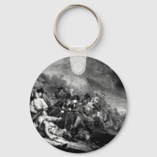 The Battle of Bunker's Hill, near Boston_War Image Keychain