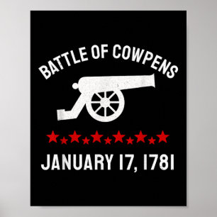The Battle Of Cowpens Revolutionary War Revolution Poster