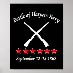 The Battle Of Harpers Ferry Civil Battles War Reen Poster