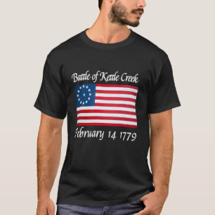 The Battle of Kettle Creek Georgia Revolutionary W T-Shirt