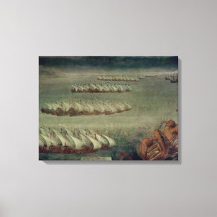 The Battle of Lepanto, 7th October 1571 Canvas Print