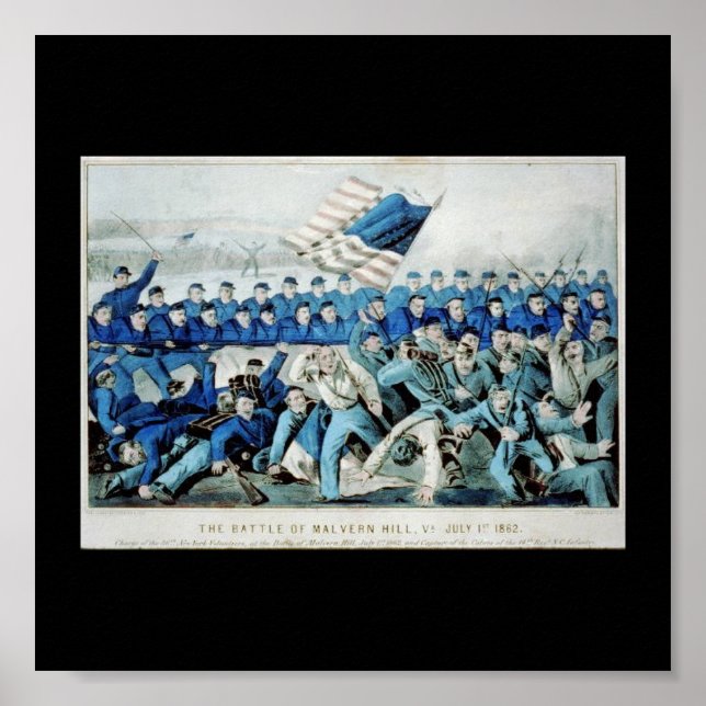 The battle of Malvern Hill, Va. July 1st 1862 Poster (Front)