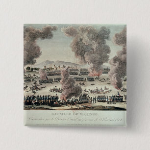 The Battle of Marengo 2 Inch Square Button