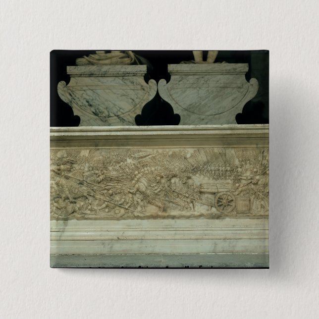 The Battle of Marignano 2 Inch Square Button (Front)