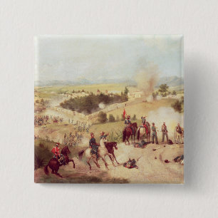 The Battle of Molino del Rey, 8th September 1847 2 Inch Square Button