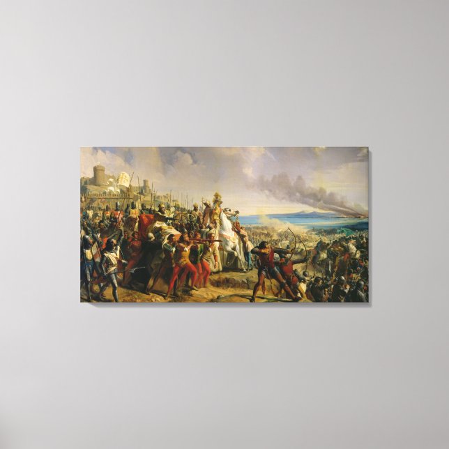 The Battle of Montgisard Canvas Print (Front)