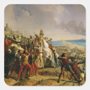 The Battle of Montgisard Square Sticker