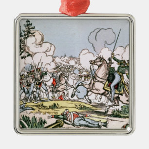 The Battle of Moscow, 7th September 1812 Metal Ornament