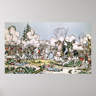 The Battle of Moscow, 7th September 1812 Poster