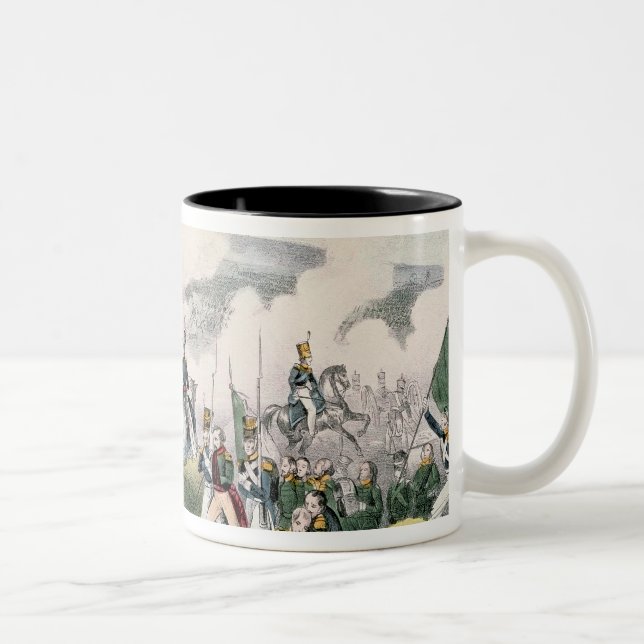 The Battle of Palo Alto, California, 8th May 1846 Two-Tone Coffee Mug (Right)