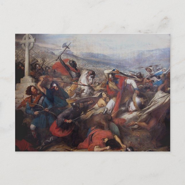 The Battle of Poitiers Postcard (Front)