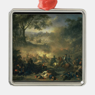 The Battle of Poltava in 1709, 1717 Metal Ornament