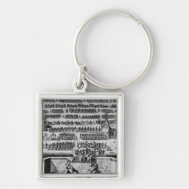 The Battle of Pottava, 1709 Keychain (Front)