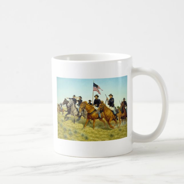 The Battle of Prairie Dog Creek by Ralph Heinz Coffee Mug (Right)