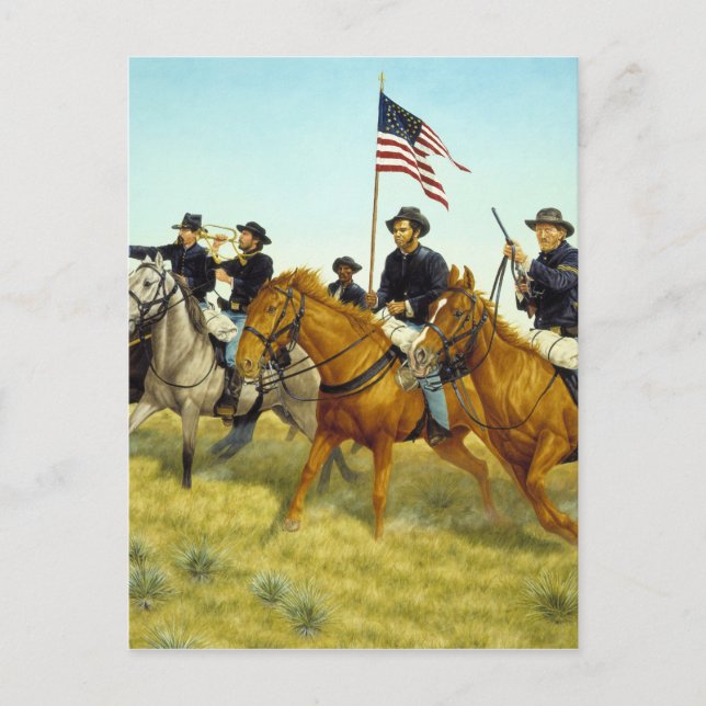 The Battle of Prairie Dog Creek by Ralph Heinz Postcard (Front)