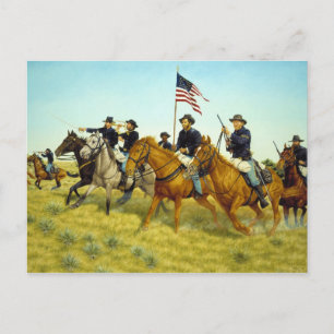 The Battle of Prairie Dog Creek by Ralph Heinz Postcard