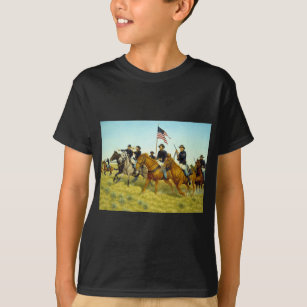 The Battle of Prairie Dog Creek by Ralph Heinz T-Shirt