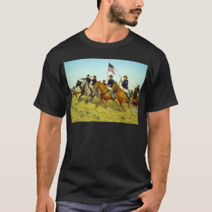 The Battle of Prairie Dog Creek by Ralph Heinz T-Shirt