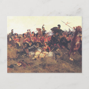 The Battle of Quatre Bras in 1815 Postcard