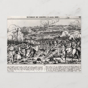 The Battle of Sadowa, 3rd July 1866 Postcard