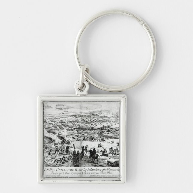 The Battle of the Boyne, c.1690 Keychain (Front)