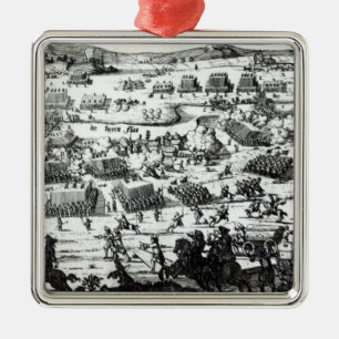 The Battle of the Boyne, c.1690 Metal Ornament