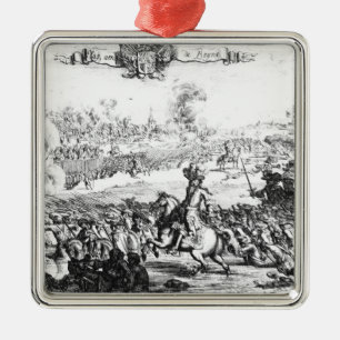 The Battle of the Boyne, July 1st 1690 Metal Ornament