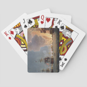 The Battle of the Nile, 1st August 1798, engraved Playing Cards