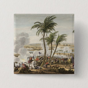 The Battle of the Pyramids, 3 Thermidor, Year 6 (2 2 Inch Square Button