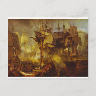 The Battle of Trafalgar, as Seen from the Mizen Postcard