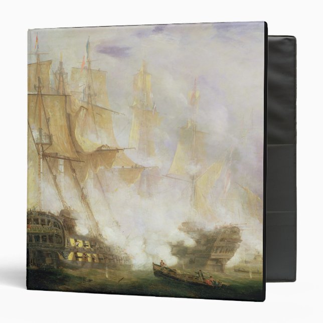 The Battle of Trafalgar, c.1841 (oil on canvas) Binder (Front/Inside)